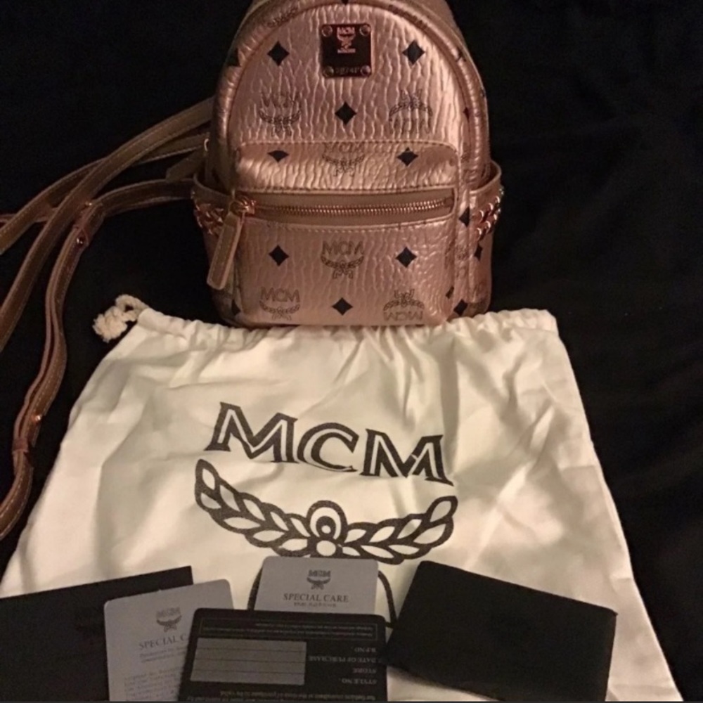 Mcm Bebe Boo mini backpack 💯 AUTHENTIC